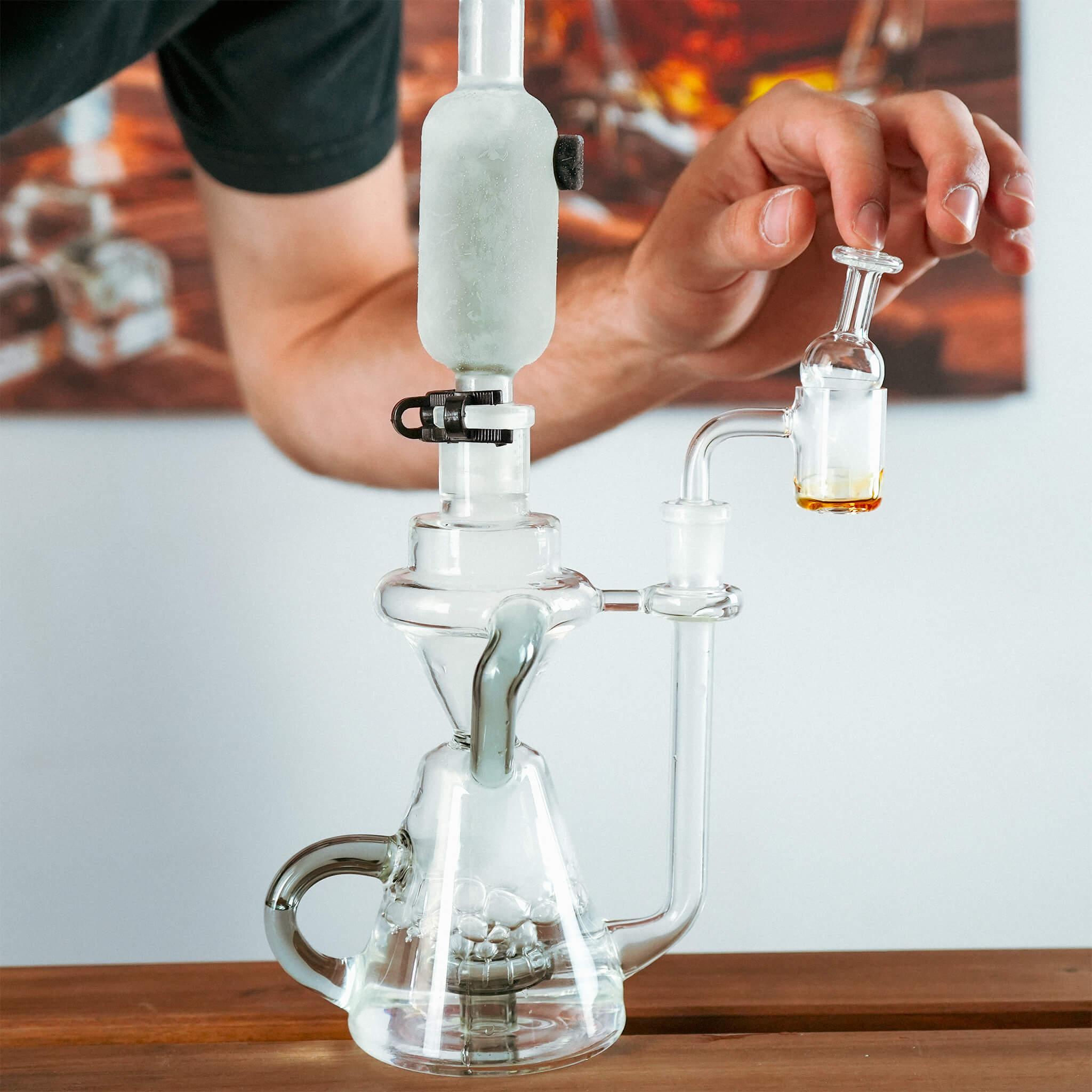 freeze pipe waterfall dab rig