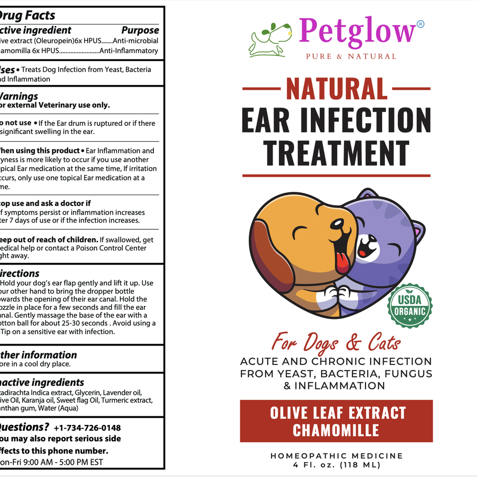 Picture of Antibiotic Dog Cat Ear Infection treatment | Natural Ear drops