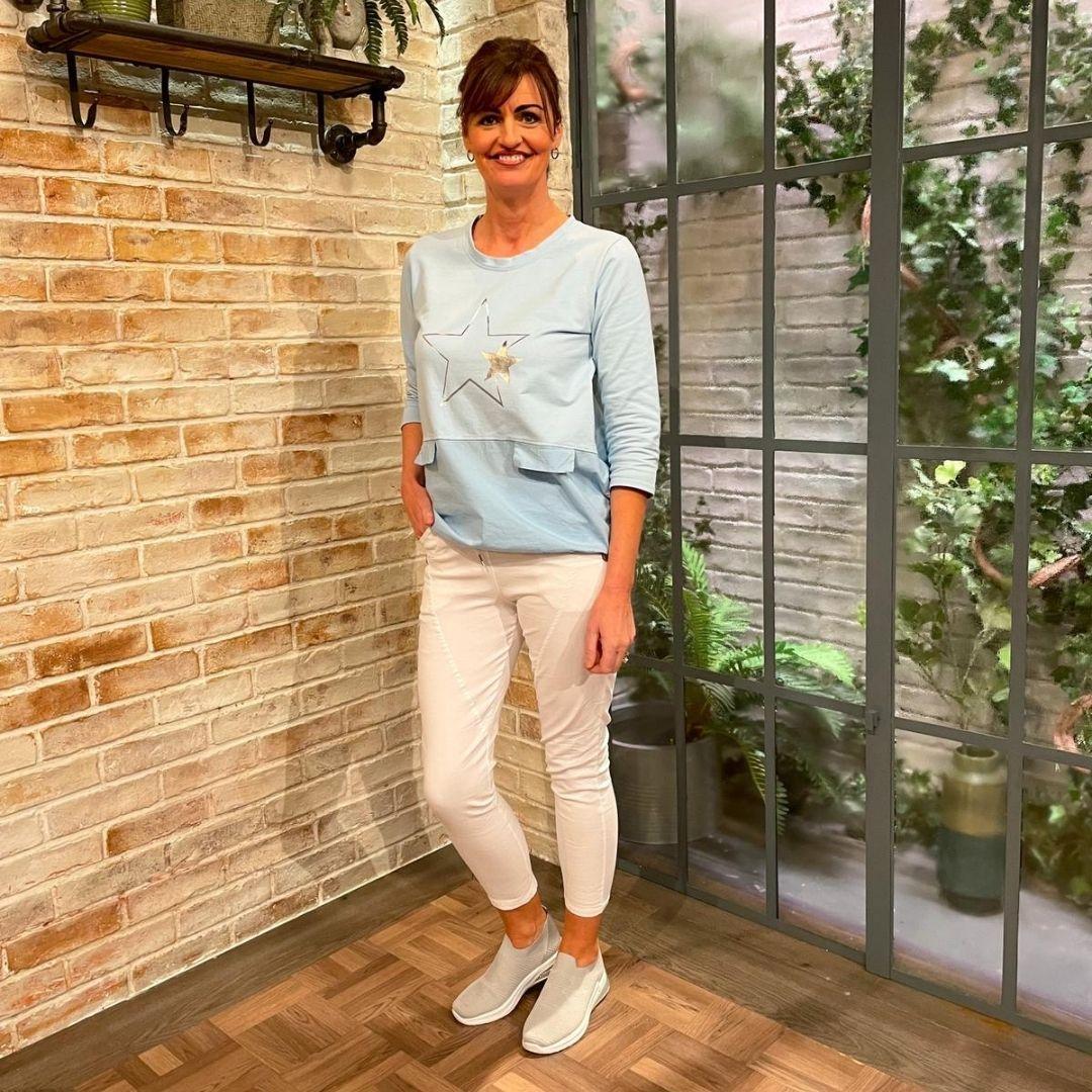 Triona Top (Baby Blue)