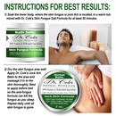 Dr. Coles Skin Fungus Salt instructions for best results.