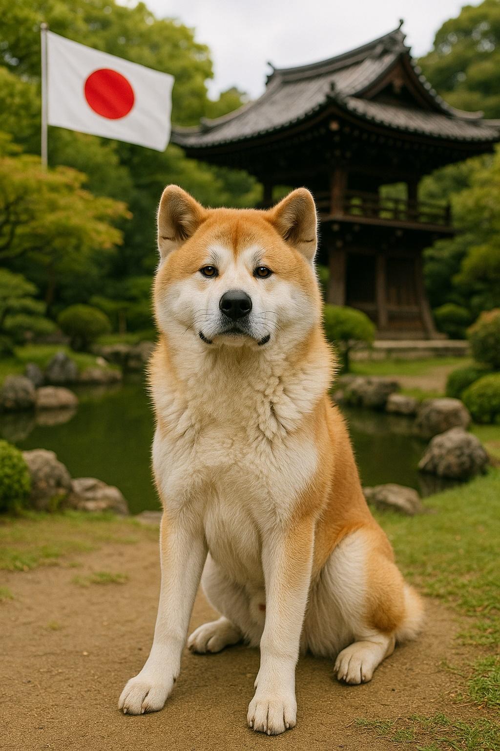 Male Dog - Akita Inu