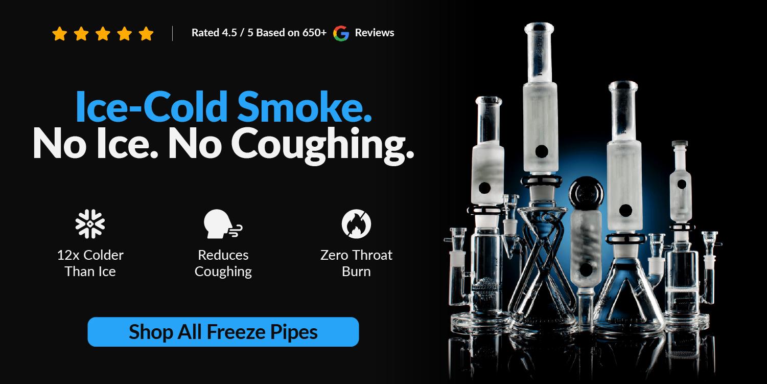 best selling bongs and pipes on table