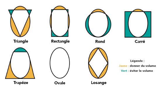 Les formes du visage et le vomume