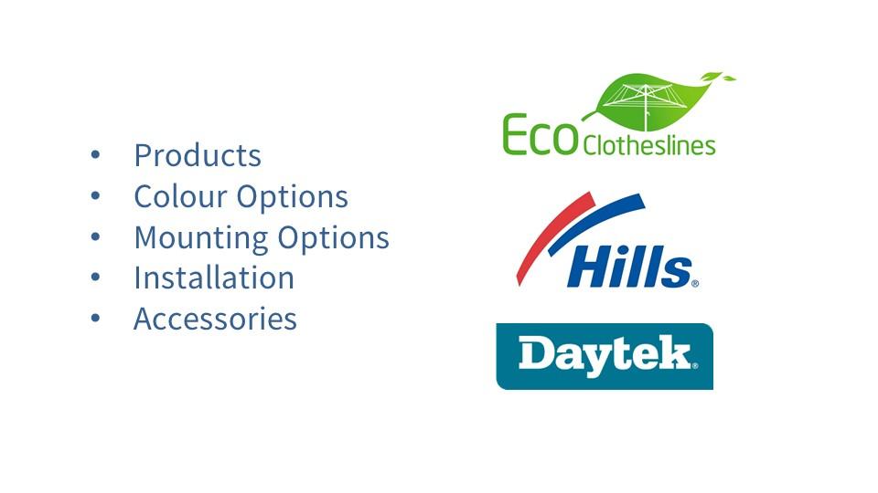 2.3m wide clothesline options and what is covered in this article