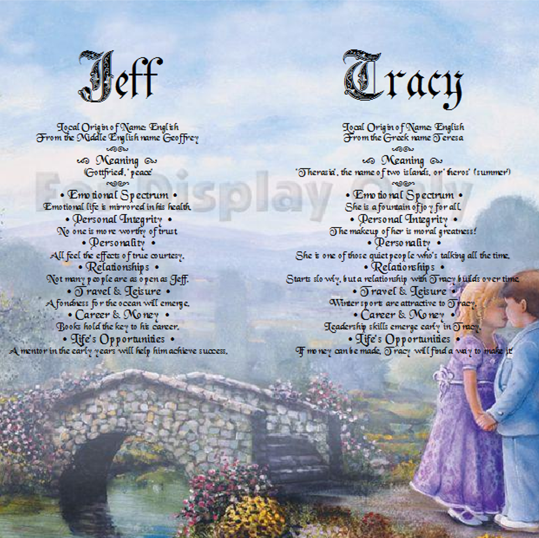 First Love Gift Personalized