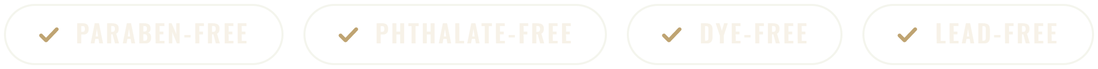 paraben-free phthalate-free dye-free lead-free