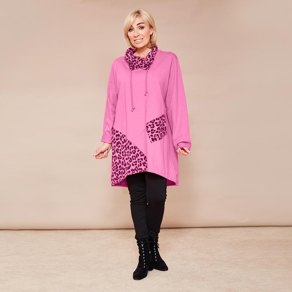 Natalie Jersey Tunic(Pink)