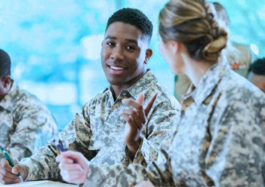 cadet in training for personal development