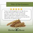 Voice of the Customer with 5 stars and a picture of Ceylon Cinnamon. The review says "Gosh, I wish all supplements were like this one. It checks all my boxes. Vegan capsules, one ingredient, no fillers, one per day, and fully organic. I take Ceylon connamon as part of my daily health regimen, and this is one of the best I've ordered. I'm very pleased with it."