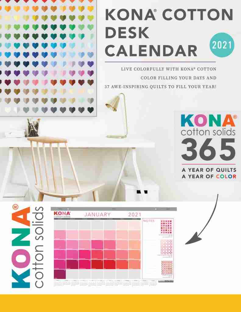 free kona 2021 calendar