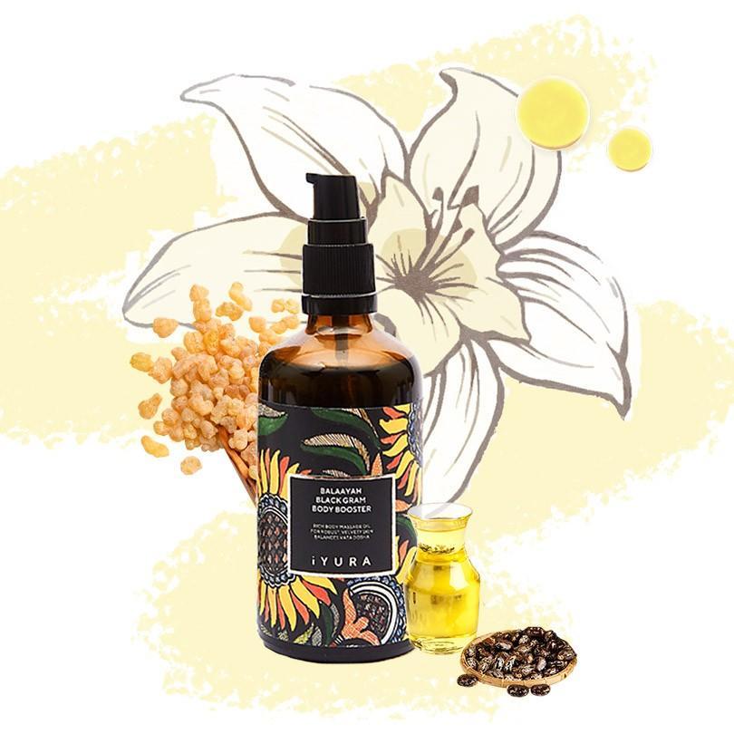 Balaayah Black Gram Body Booster with ingredients