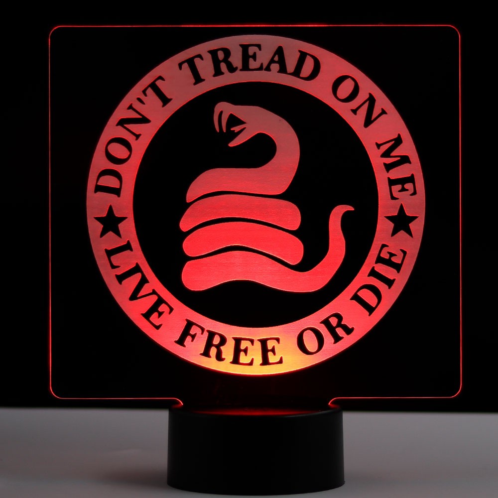 Live Free Snek LED Sign