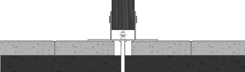 flat deck foot anchor over pavers