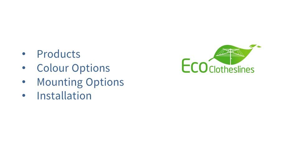 2.0m wide clothesline options and what is covered in this article