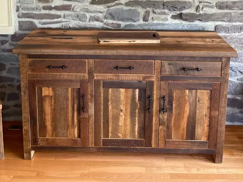 Bristol Rustic Wood Buffet