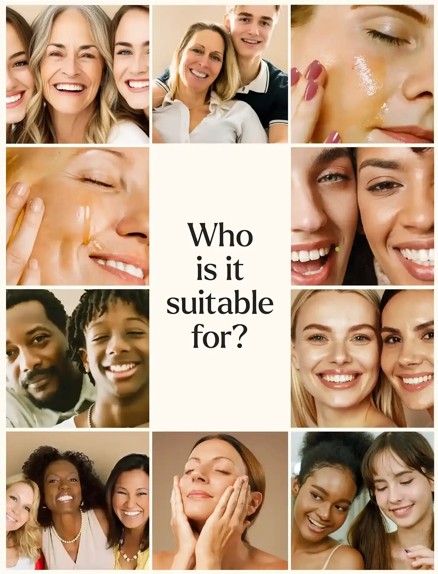 collage of the customers