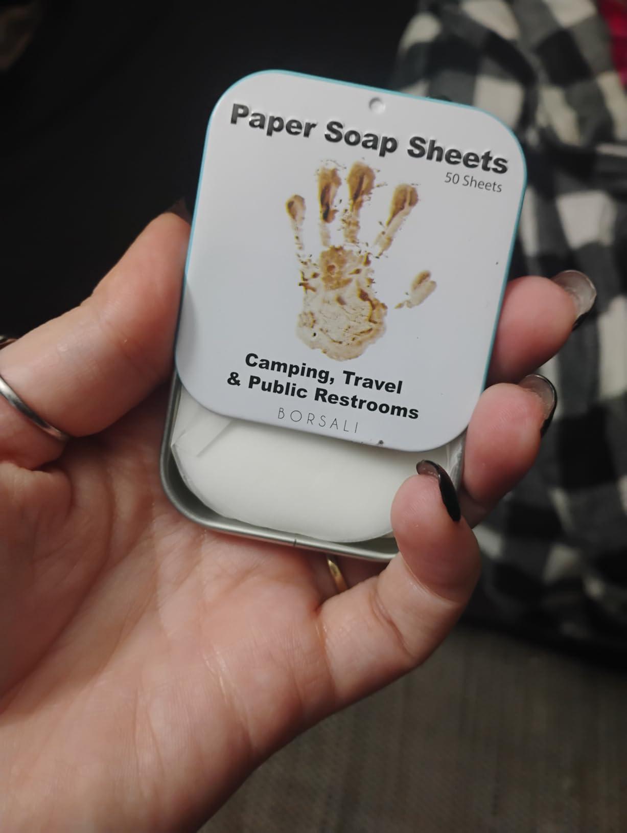 Paper soap sheets