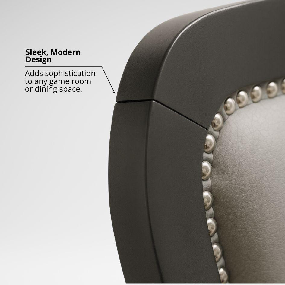 it's sleek, modern design adds sophistication to any game room or dining space