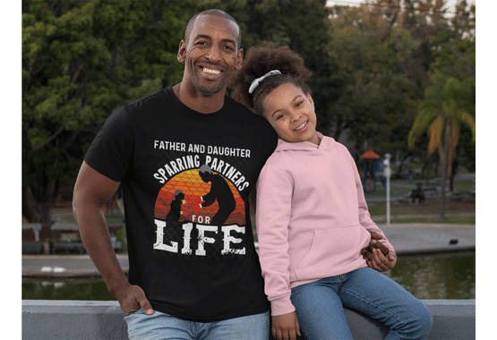 father daughter t shirt, boxing t shirt, martial arts t shirt, taekwondo t shirt, kung fu t shirt, wushu t shirt