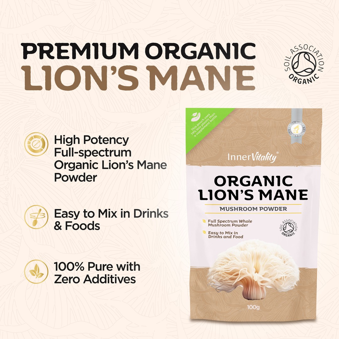 Organic Lions Mane Powder Inner Vitality