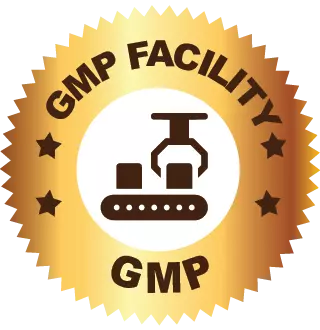 manufactured in gmp facility