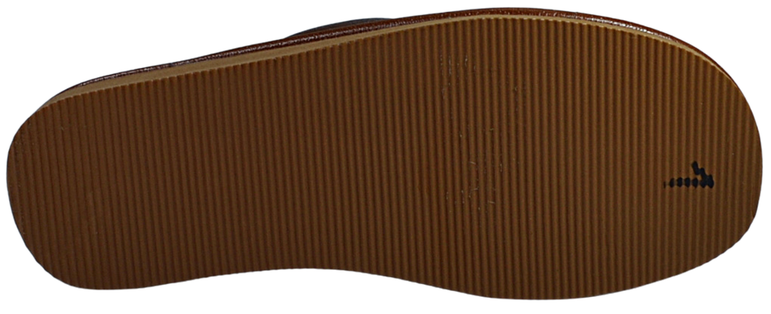 Ezio - Men's rubber sole slippers - Reindeer Leather