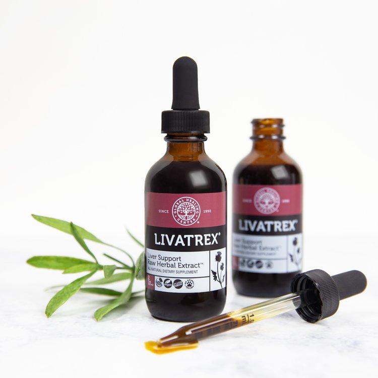 Global Healing Livatrex Liver Support Bottle Opened