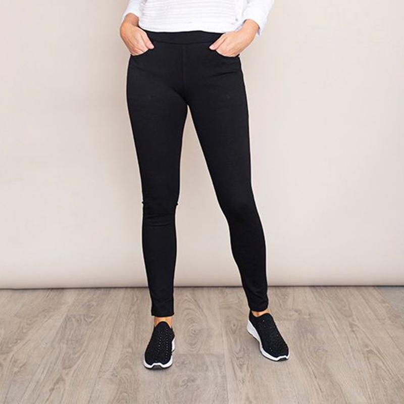 Stretch Waist Cotton Trouser