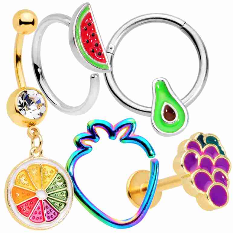 cute fruit body jewelry