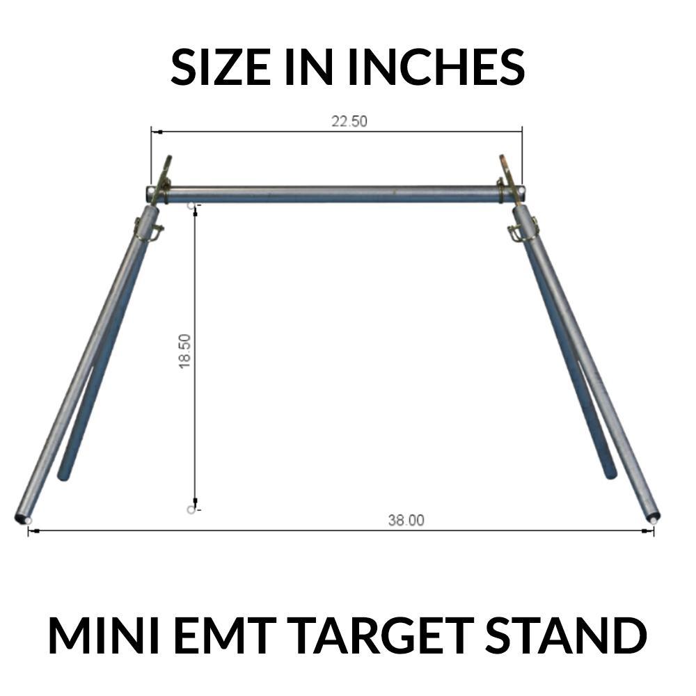 emt steel target stand mini front
