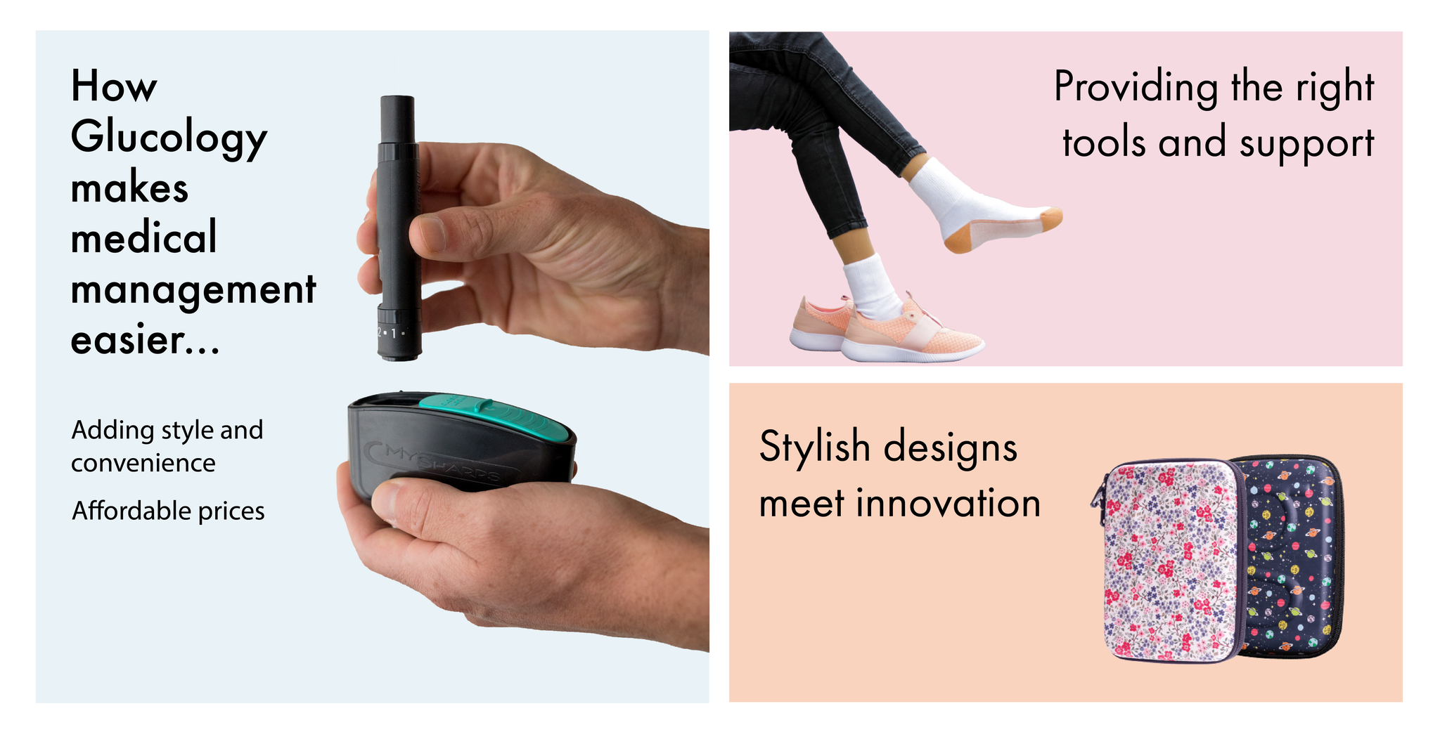 Diabetes support products accessories