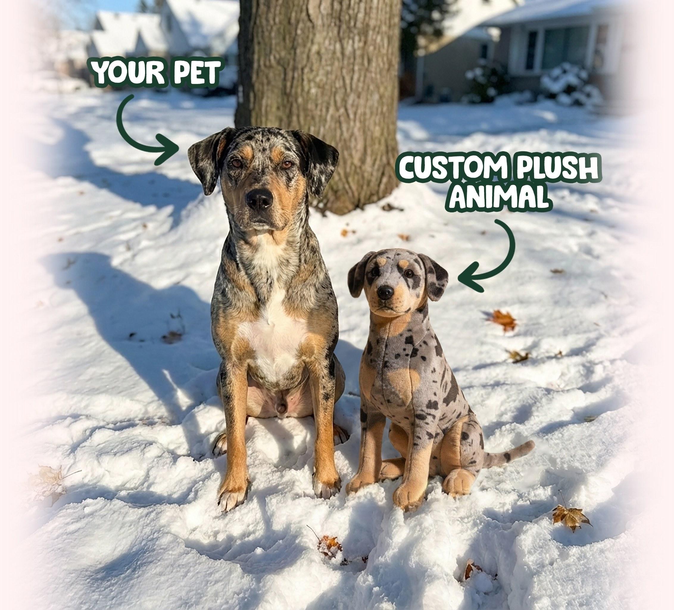 custom stuffed animal plush of your pet a handmade gift