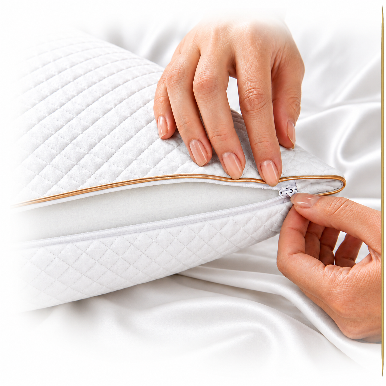Adjustable Memory Foam Body Pillow – 20 x 54 | Royal Therapy