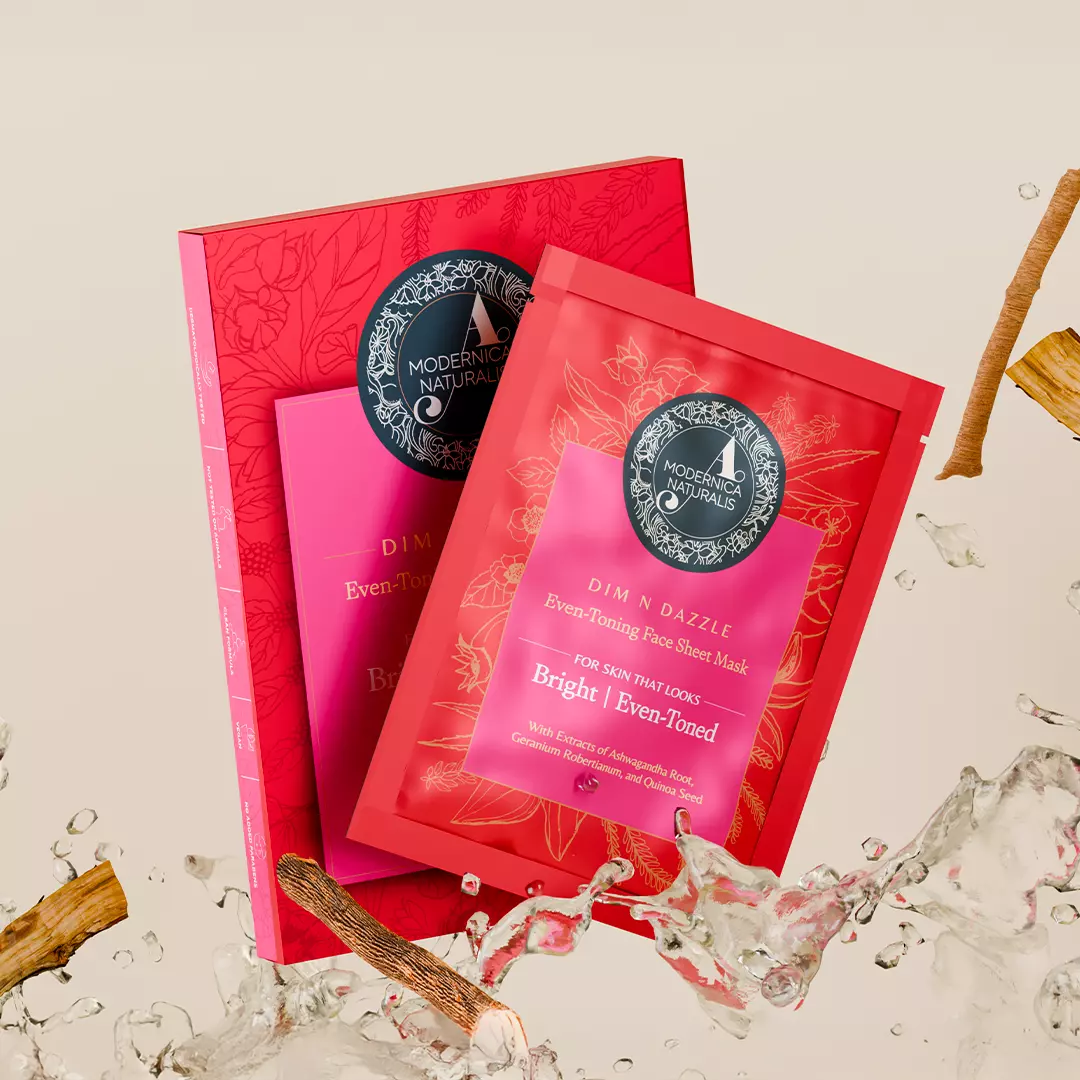 DIM N DAZZLE EVEN-TONING SHEET MASK