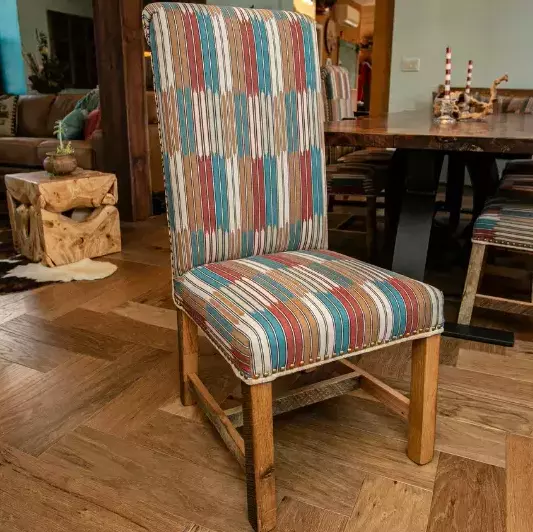 custom southwestern parsons chair