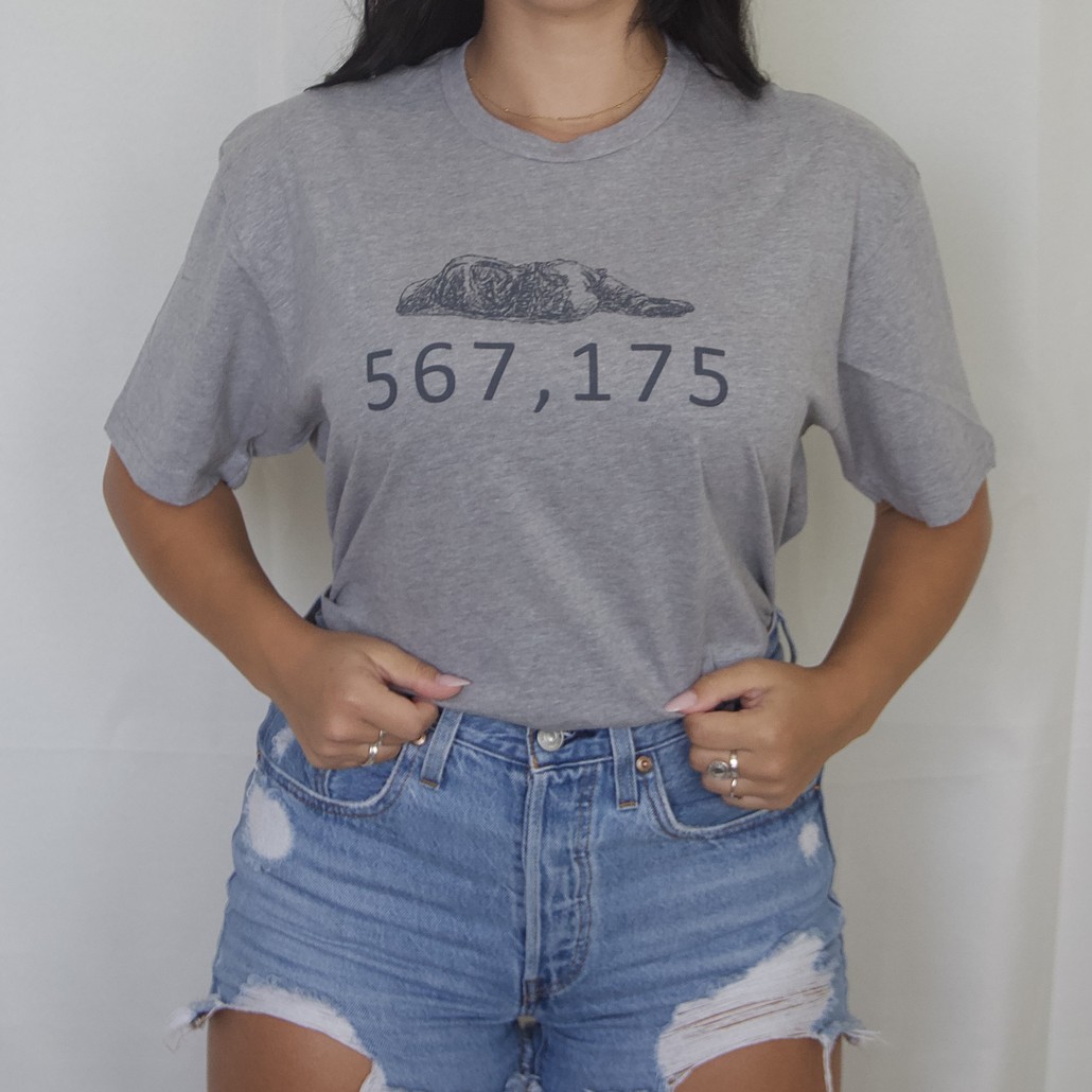 567,175 Homeless Advocacy Unisex Heather Grey T-Shirt_Involvd Social Advocacy Clothing Brand