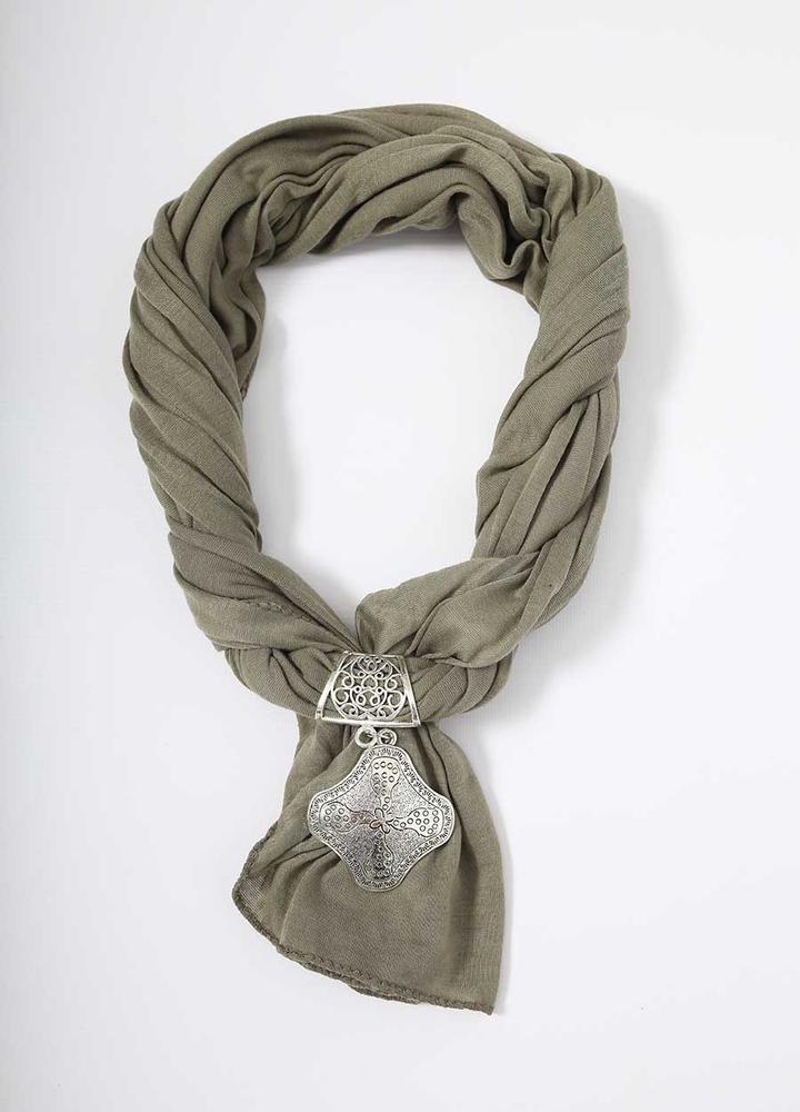 Gold & Silver Jewellery Scarf