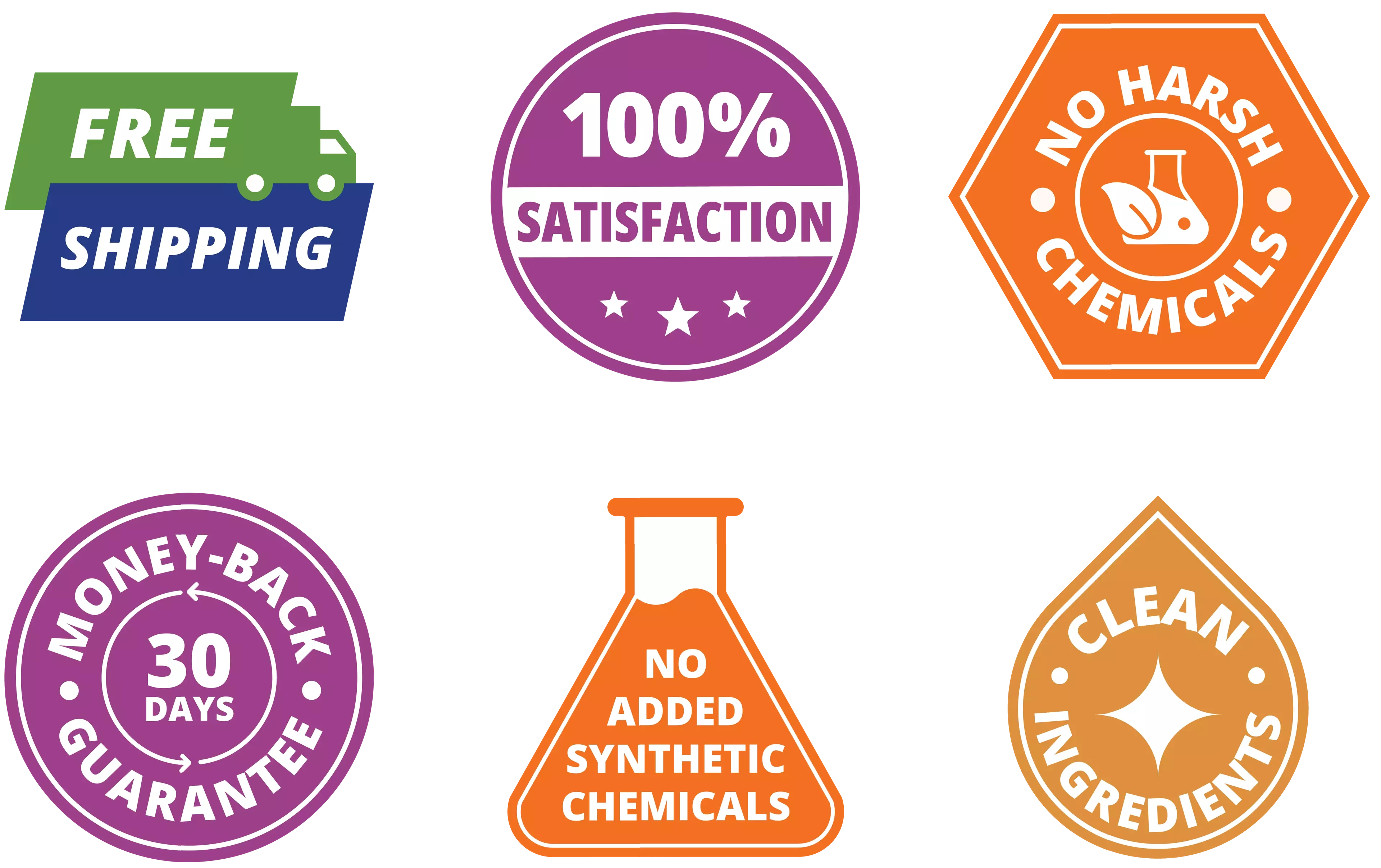 Free shipping in USA, 30 days money back guarantee, No additives or binders, Not tested on animals_mobile