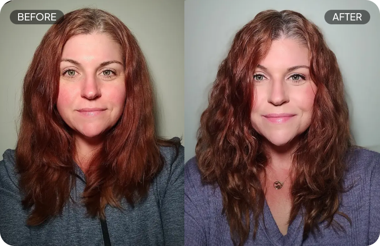 Tracy M. - Before & After Review - Tablet