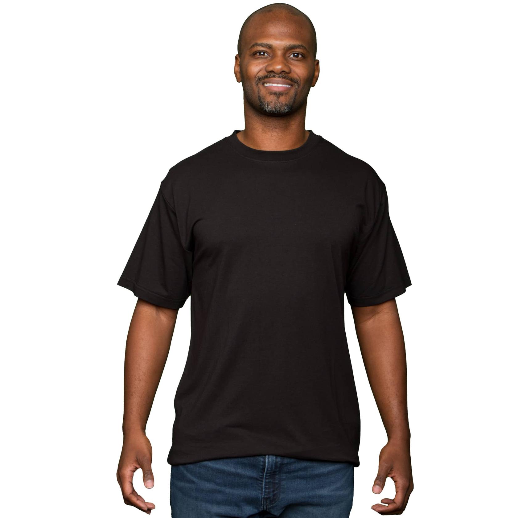 Premium T-Shirts for Men Rayon Made from Bamboo Crewneck Undershirt Tees 3 Pack main image 1