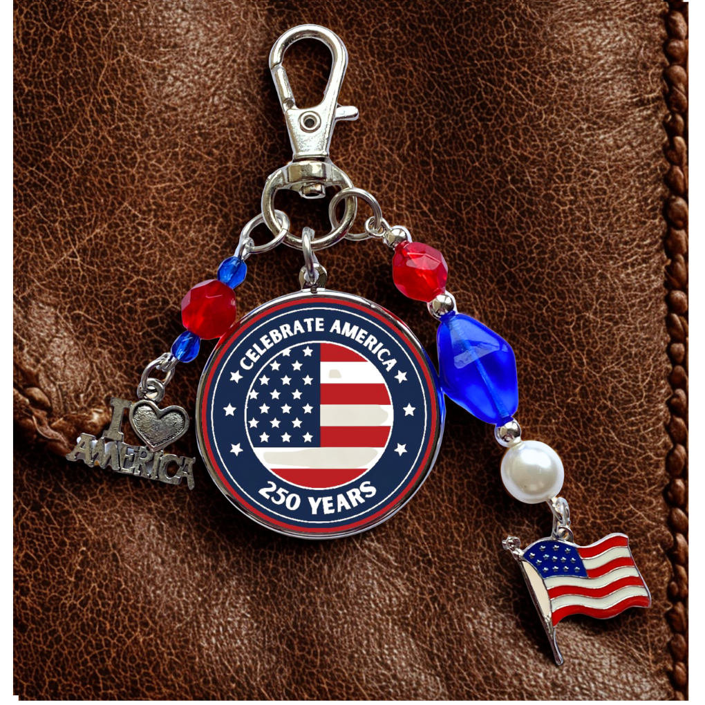 Celebrate America 250 Purse Charms