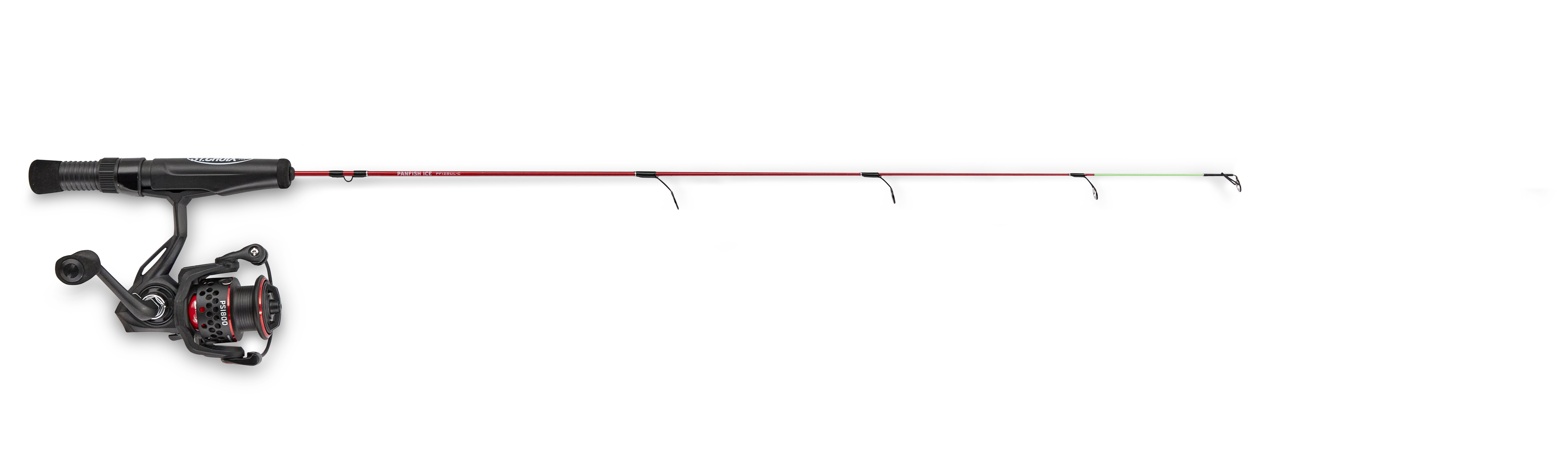 St. Croix Rods Panfish Ice Fishing Rod ＆ Reel Spinning Combo - 32 Light  (PFI32L-C)， Black並行輸入