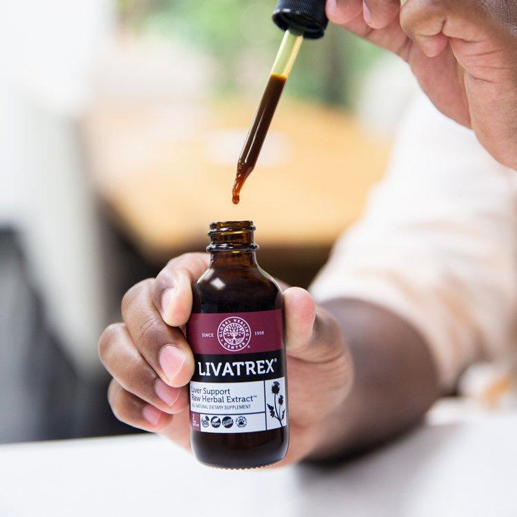 Global Healing Livatrex Liver Support In Hand