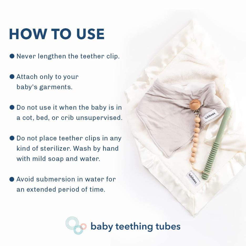 Baby Teething Tubes Clip
