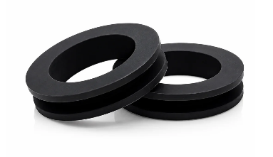 an image of two silicone Prism Halo gaskets up-close