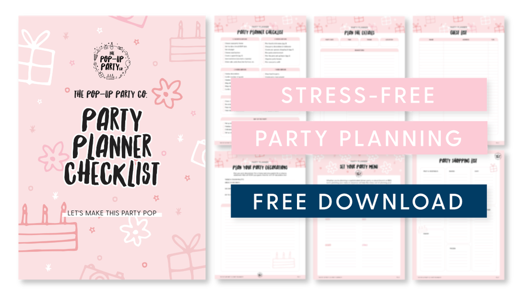 Party Planner Sign Up The PopUp Party Co.