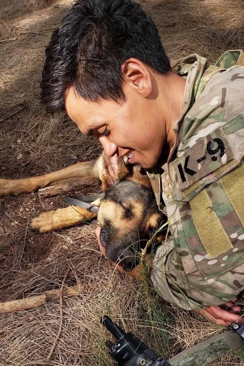 mpc jack hugs his handler