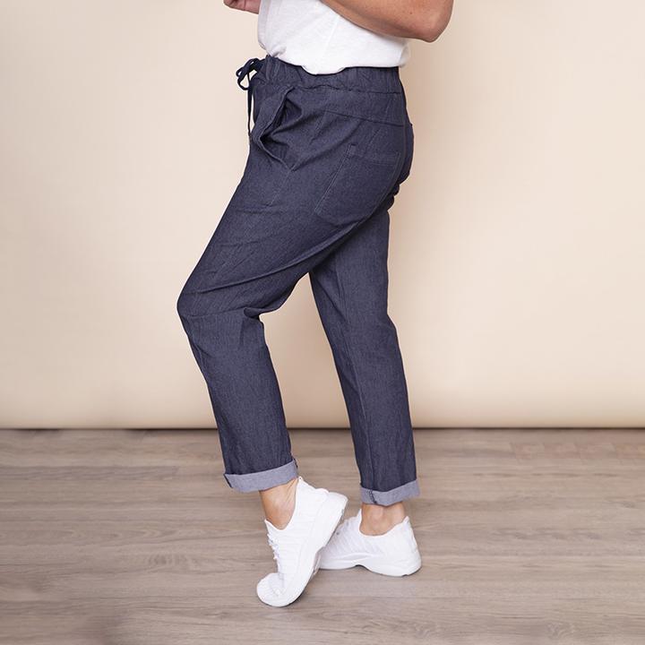 Drawstring Cotton Trouser