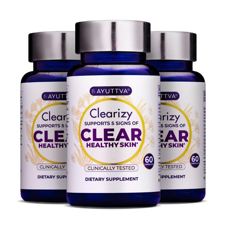 Clearizy pack of three bottles