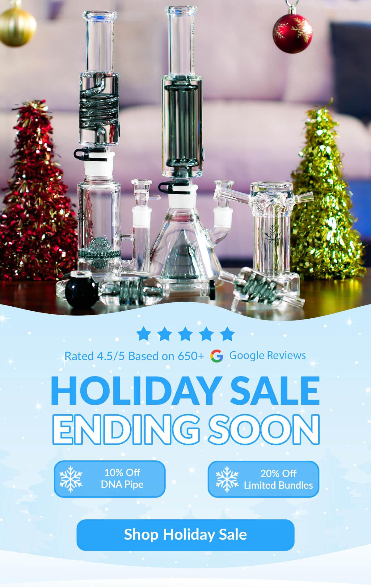 best selling bongs and pipes on table